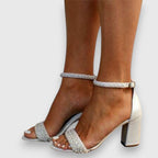 ISABELLA | Elegant Shine Block Heels