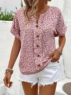 ESTELLE | Elegant Floral Print Blouse