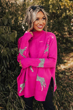 VIDA | CASUAL VINTAGE TIGER & LEOPARD PRINT TOP