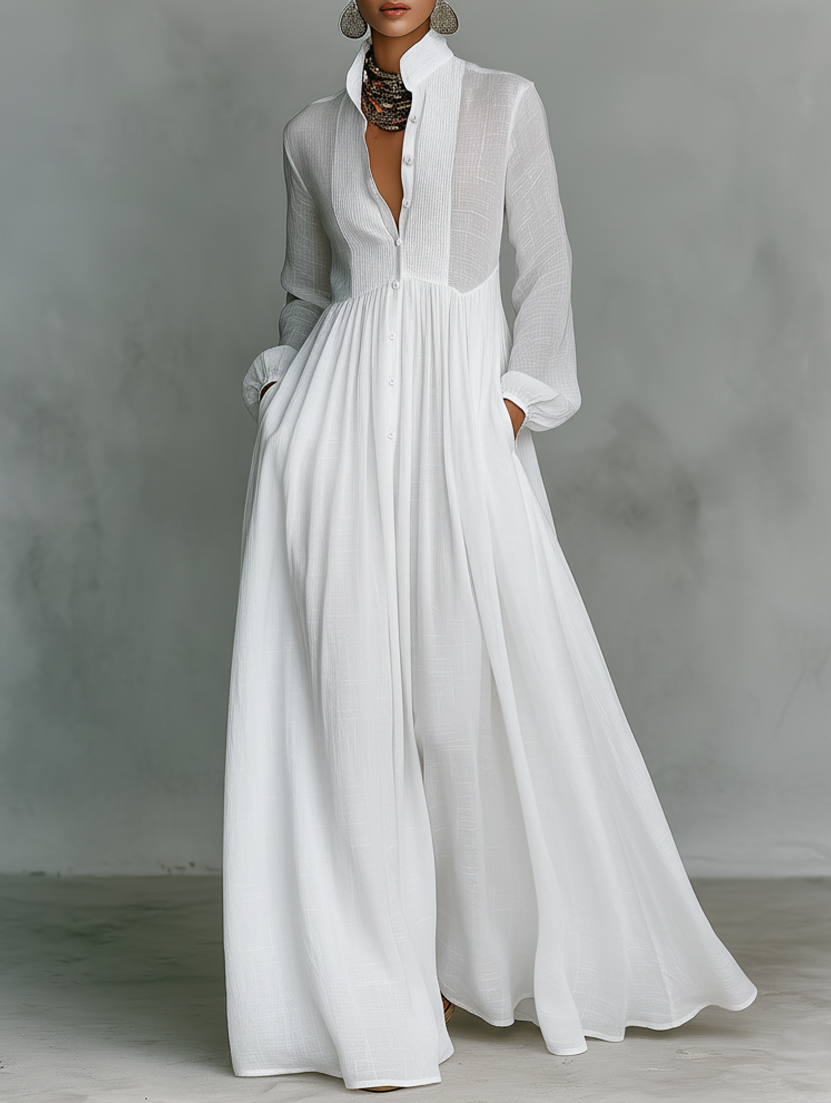 ARLETH | High Neck Maxi Dress