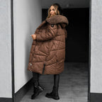 MARISOL | Long Puffer Jacket with Hood