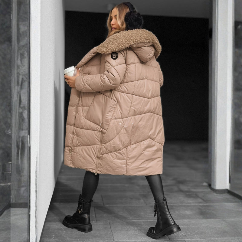 MARISOL | Long Puffer Jacket with Hood