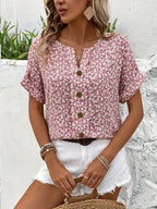 ESTELLE | Elegant Floral Print Blouse