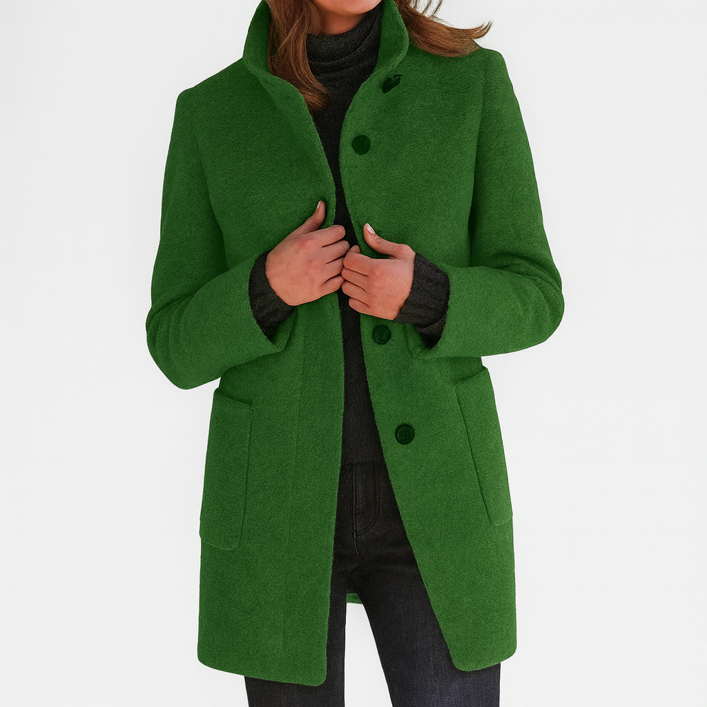 YVONNE | The High-Collar Coat