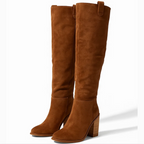 AVELLINE | Suede Block Heel Boots