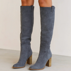 AVELLINE | Suede Block Heel Boots