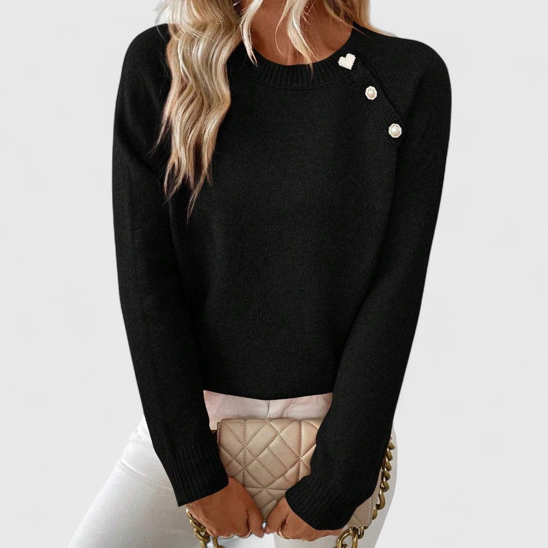 ELISE | Buttoned Sweater
