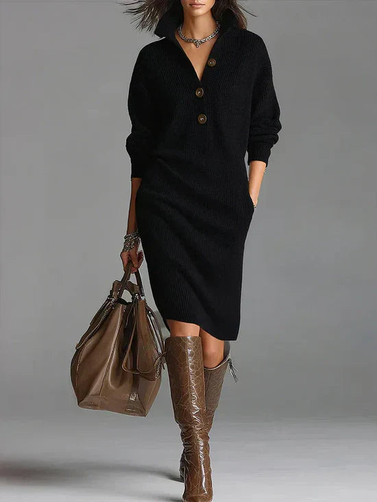 CAMILLE | Knit Sweater Dress